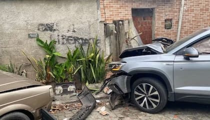 El turista chocó su auto tras ser baleado
