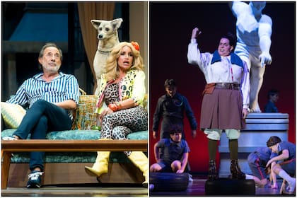 Los dos tanques del año del Gran Rex: Casados con hijos, durante el verano; y Matilda, en tiempos de vacaciones invernales
